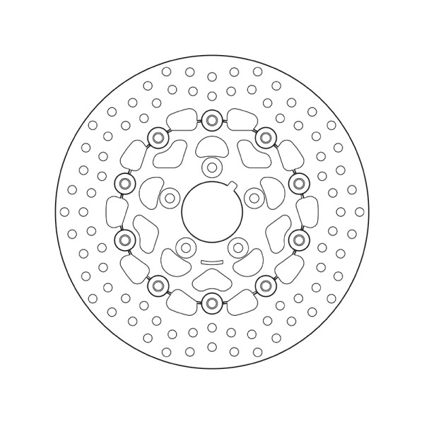 Disque de frein BREMBO Oro flottant - 78B40822