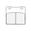 Plaquettes de frein CL BRAKES Racing métal fritté - 2280RX3