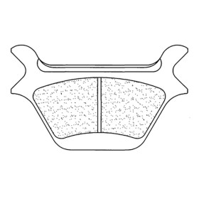 Plaquettes de frein CL BRAKES Racing métal fritté - 2370RX3