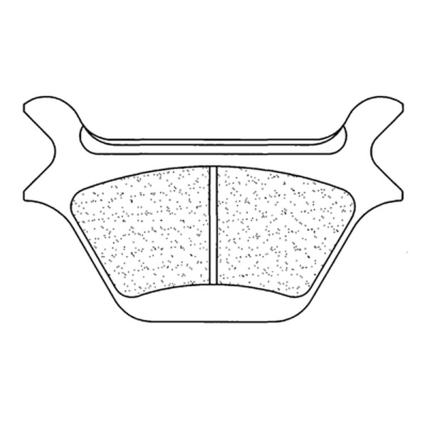 Plaquettes de frein CL BRAKES Racing métal fritté - 2370RX3