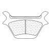 Plaquettes de frein CL BRAKES Racing métal fritté - 2370RX3