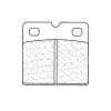 Plaquettes de frein CL BRAKES Racing métal fritté - 2332RX3