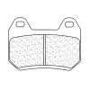 Plaquettes de frein CL BRAKES Racing métal fritté - 2987RX3