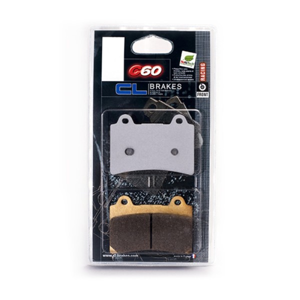 Plaquettes de frein CL BRAKES Racing métal fritté - 1273C60