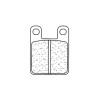 Plaquettes de frein CL BRAKES route métal fritté - 2377A3+