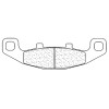 Plaquettes de frein CL BRAKES Racing métal fritté - 2304RX3