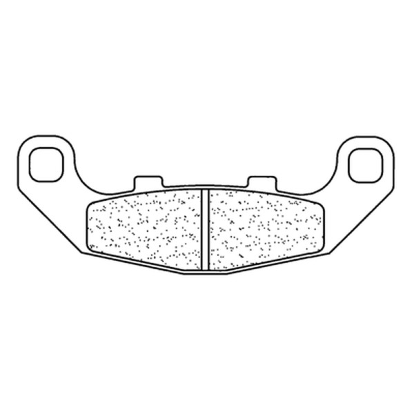 Plaquettes de frein CL BRAKES Racing métal fritté - 2389RX3