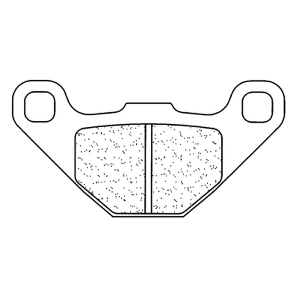 Plaquettes de frein CL BRAKES Racing métal fritté - 2472RX3
