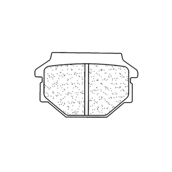 Plaquettes de frein CL BRAKES Racing métal fritté - 2472RX3