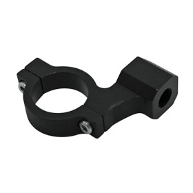 Collier de fixation pour rétroviseur HIGHSIDER smart pour guidons 1" - filetage à droit - noir