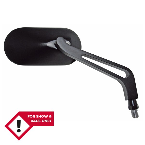 Rétroviseur de guidon HIGHSIDER smart ovale - noir