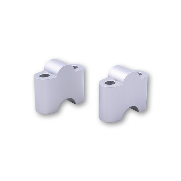 Réhausses de pontet de guidon HIGHSIDER pro 35mm - argent
