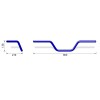 Guidon HIGHSIDER pro Touring L03 acier - noir