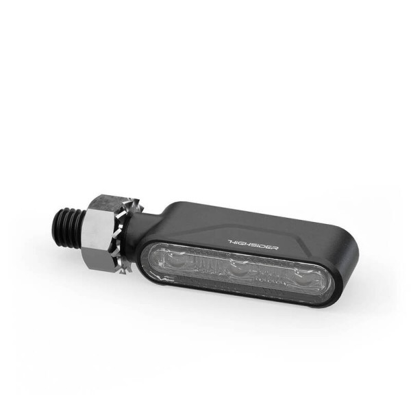 Clignotant LED HIGHSIDER pro Esagano-RS homologué - verre fumé - la paire