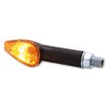 Clignotant HIGHSIDER smart Peak homologué - verre orange - la paire