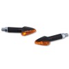 Clignotant HIGHSIDER smart Peak homologué - verre orange - la paire