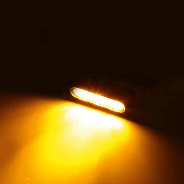 Clignotant LED HIGHSIDER pro Bronx-MX homologué - verre fumé - la paire