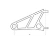 Jeu de supports de phare HIGHSIDER pro - Ø 42-43 mm