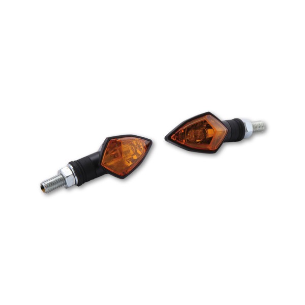Clignotant HIGHSIDER smart Rock Mini homologué - verre orange - la paire