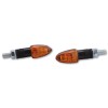 Clignotant HIGHSIDER smart Lizzard homologué - verre orange - la paire