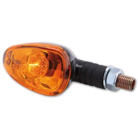 Clignotant HIGHSIDER smart Little Duke Mini homologué - verre orange - la paire