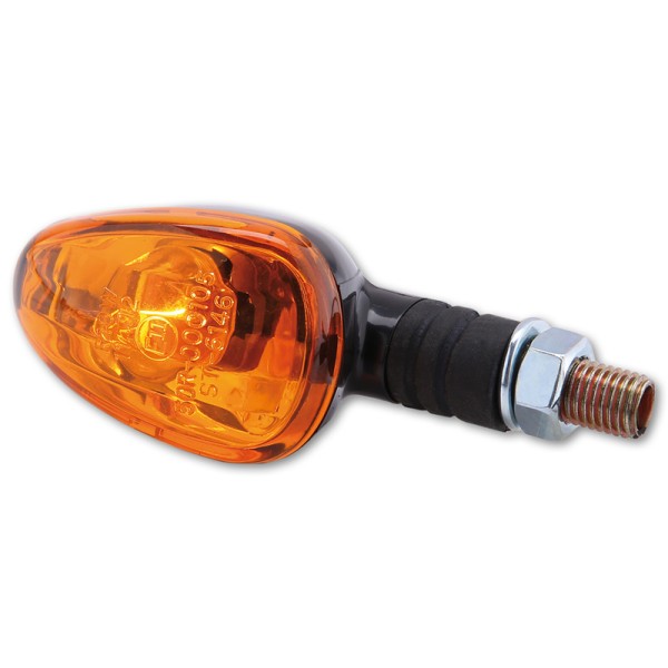 Clignotant HIGHSIDER smart Little Duke Mini homologué - verre orange - la paire
