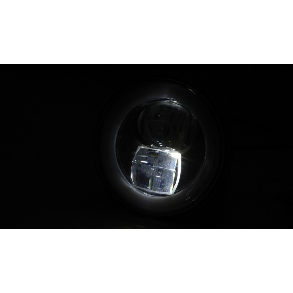 Insert de phare LED HIGHSIDER Type 9, rond, 120 mm, avec anneau feu de position