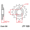 Pignon JT SPROCKETS Acier Anti-bruit 152 - 525