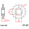 Pignon JT SPROCKETS acier anti-bruit 297 - 525
