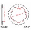 Couronne JT SPROCKETS acier standard 751 - 520 - Nécessite un porte couronne JT SPROCKETS