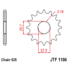 Pignon JT SPROCKETS Acier Anti-bruit 118 - 525