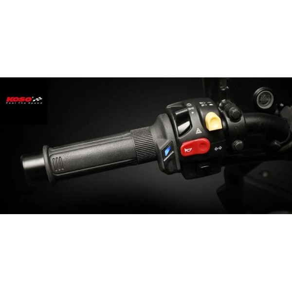 KOSO HG 13 Poignées chauffantes 7/8 " + 1 " L=120mm