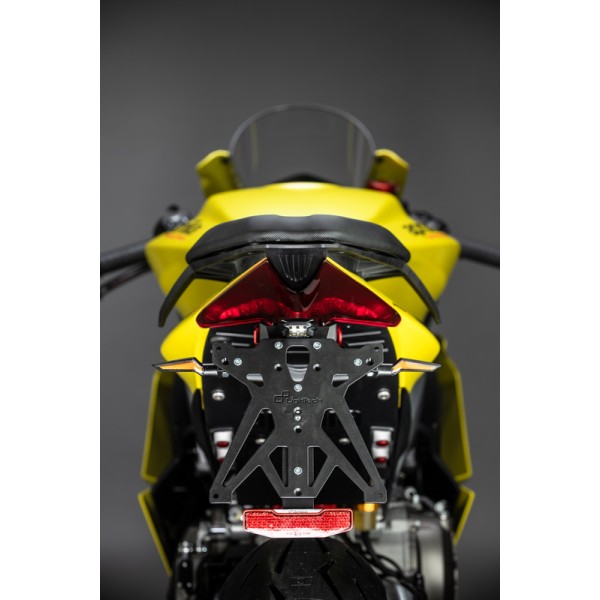 Kit support de plaque LIGHTECH noir - Aprilia