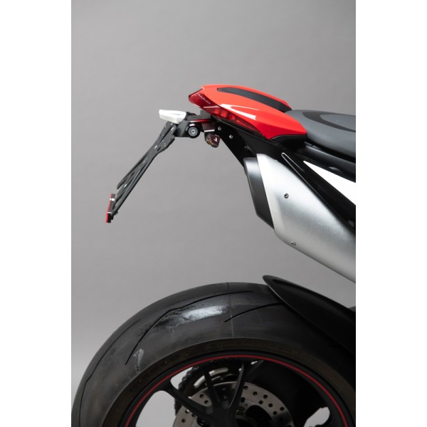 Kit support de plaque réglable LIGHTECH noir Ducati Hypermotard 950