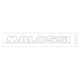 Sticker MALOSSI chrome - 22 cm (1 pièce)