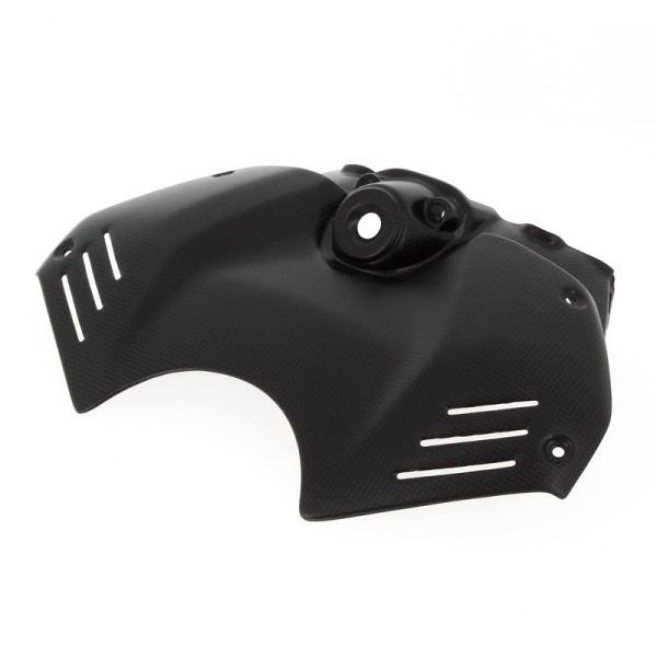 Protection de réservoir LIGHTECH couvre clé integré carbone matte - Ducati Panigale V4