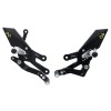 Commandes reculées réglables fixes LIGHTECH sélection standard et inversée - Yamaha YZF R7