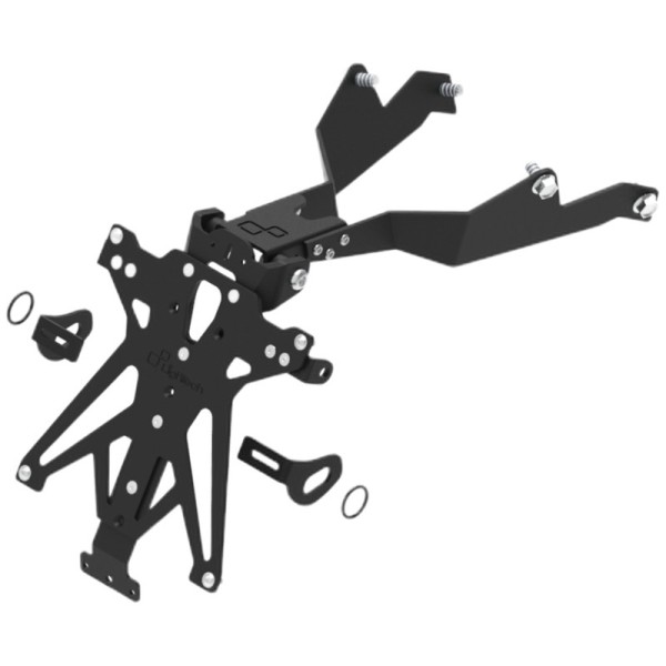 Support de plaque LIGHTECH réglable noir - Honda CB650R