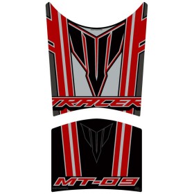 Protection de réservoir MOTOGRAFIX 2pcs noir/rouge Yamaha MT-09 Tracer