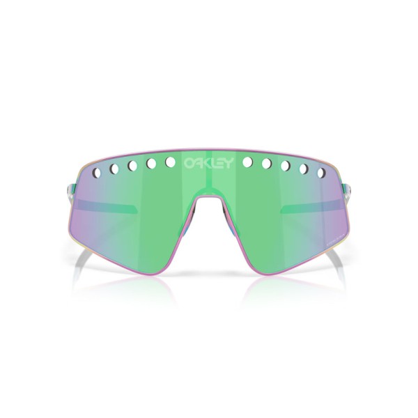 Lunettes de soleil OAKLEY Sutro TI Sweep - Polished Oil Slick écran Prizm Road Jade 