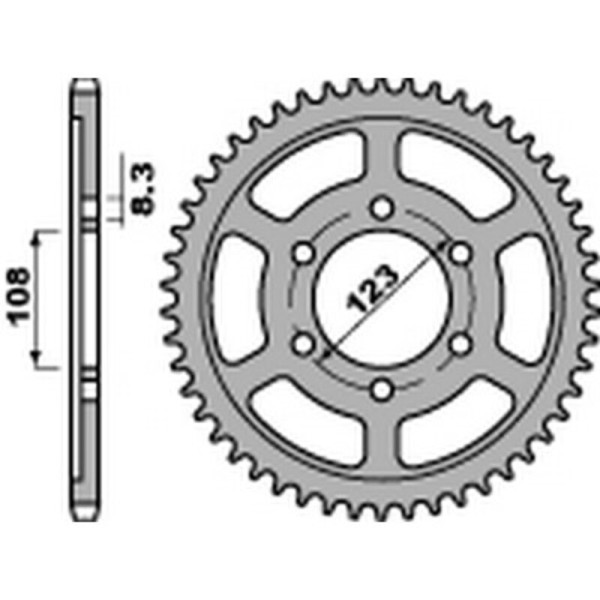 Couronne PBR acier standard 4606 - 428