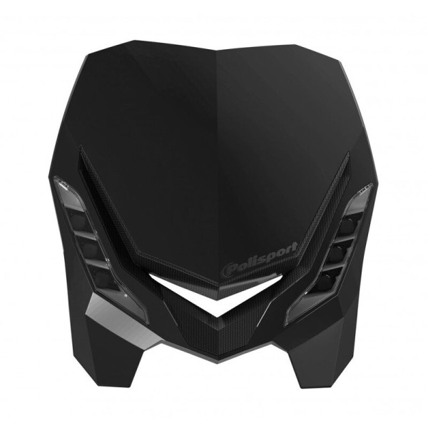 Plaque phare POLISPORT E Blaze noir
