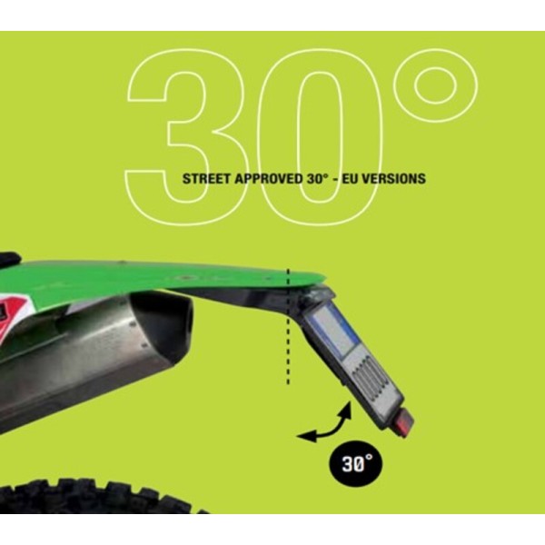 Support de plaque 30° RACETECH feu LED