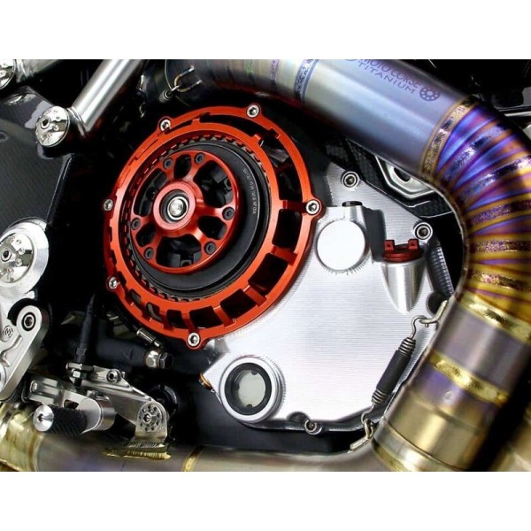 Kit d'embrayage à sec EVO-SBK avec cloche, disques 48D et carter d'embayage