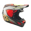 Casque TROY LEE DESIGNS SE5 Composite Stripes - noir/Infra Red