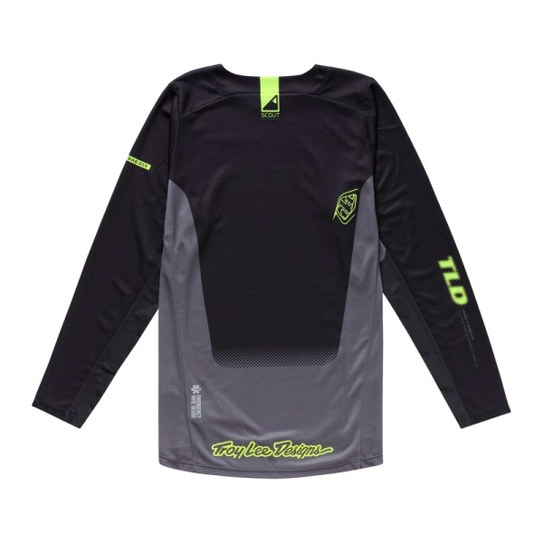 Maillot TROY LEE DESIGNS Scout GP Pro Fade Out - noir