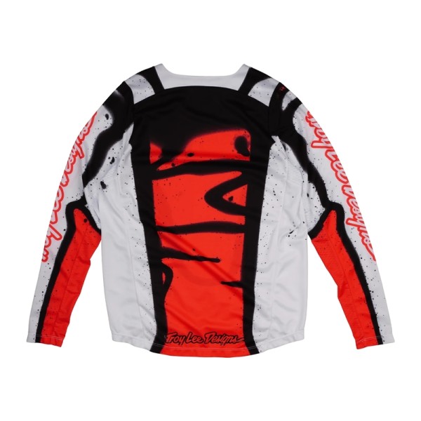 Maillot enfant TROY LEE DESIGNS GP Pro Membrane - blanc/Infra Red