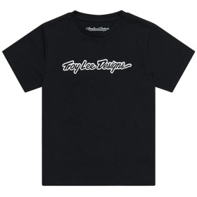 T-Shirt enfant TROY LEE DESIGNS Signature - noir