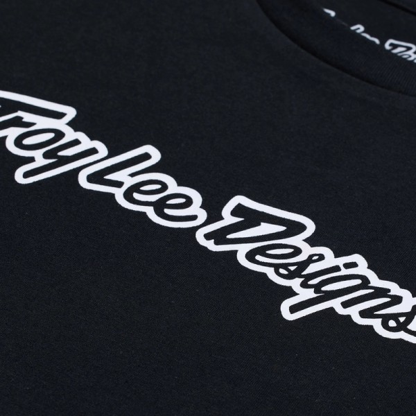T-Shirt TROY LEE DESIGNS Signature - noir