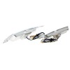 Clignotant arrière V PARTS Type origine LED chrome Piaggio Zip 50